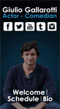 Mobile Screenshot of giuliogallarotti.com